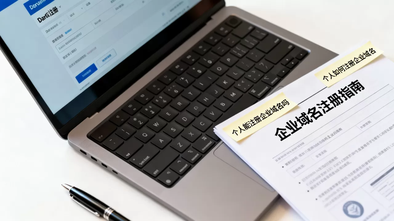 个人能注册企业域名吗，个人如何注册企业域名