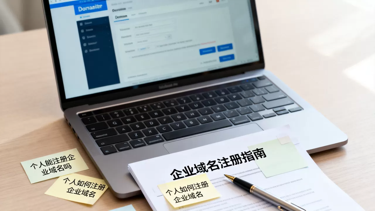 个人能注册企业域名吗，个人如何注册企业域名