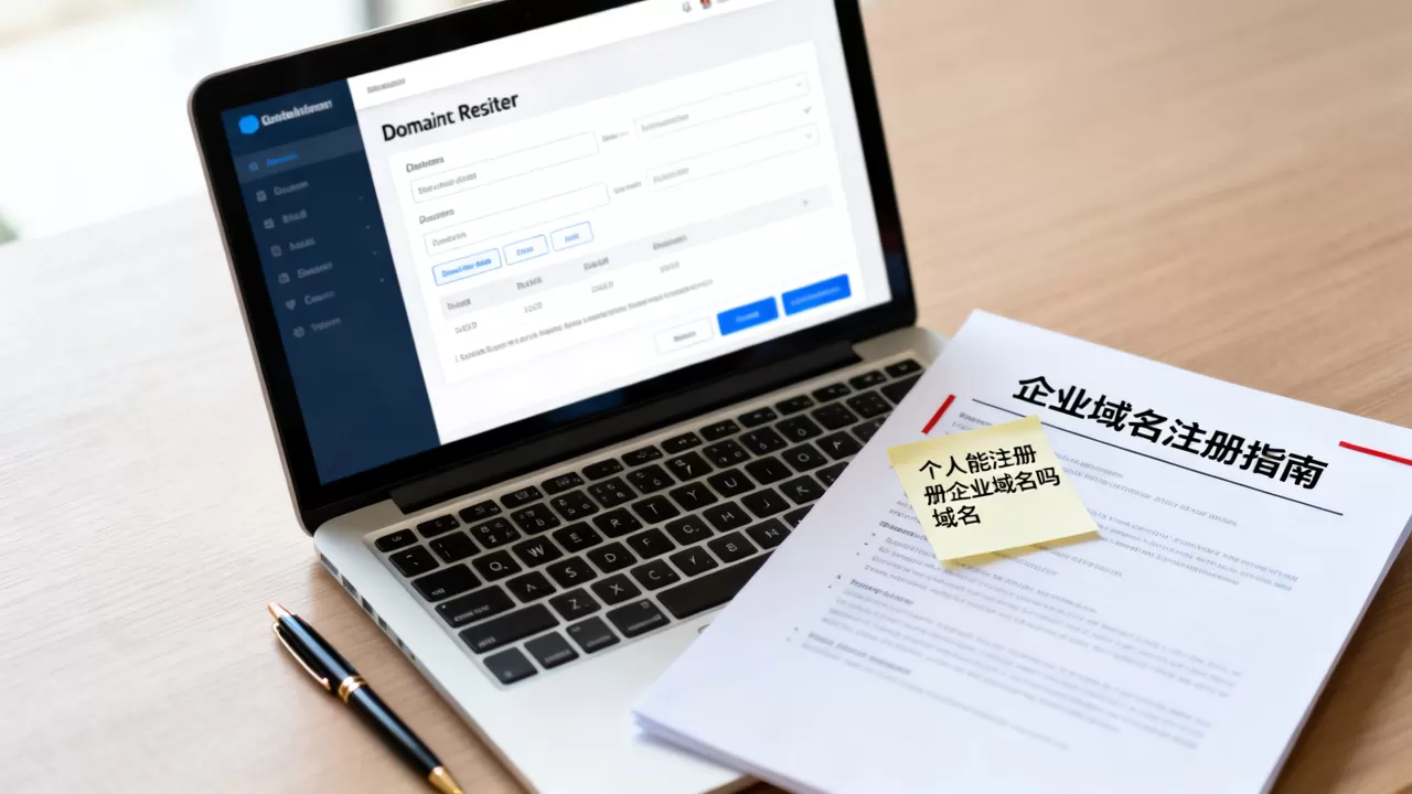 个人能注册企业域名吗，个人如何注册企业域名
