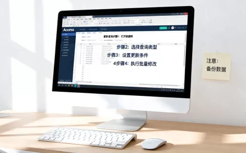access更新查询怎么操作？access数据库批量修改数据