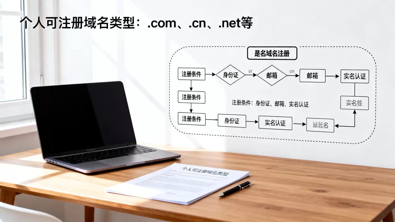 个人能注册什么类型的域名？个人注册域名需要什么条件