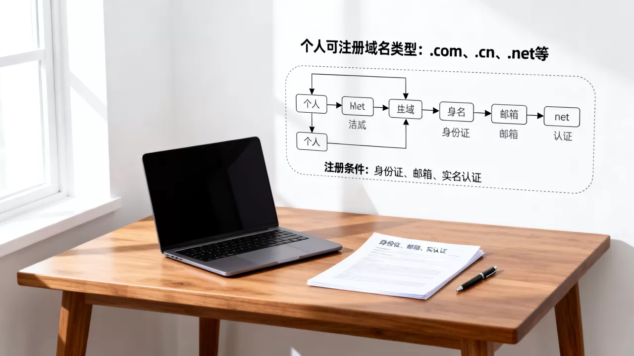 个人能注册什么类型的域名？个人注册域名需要什么条件