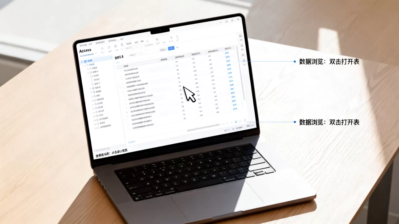 access数据库的表怎么查看？access数据库教程