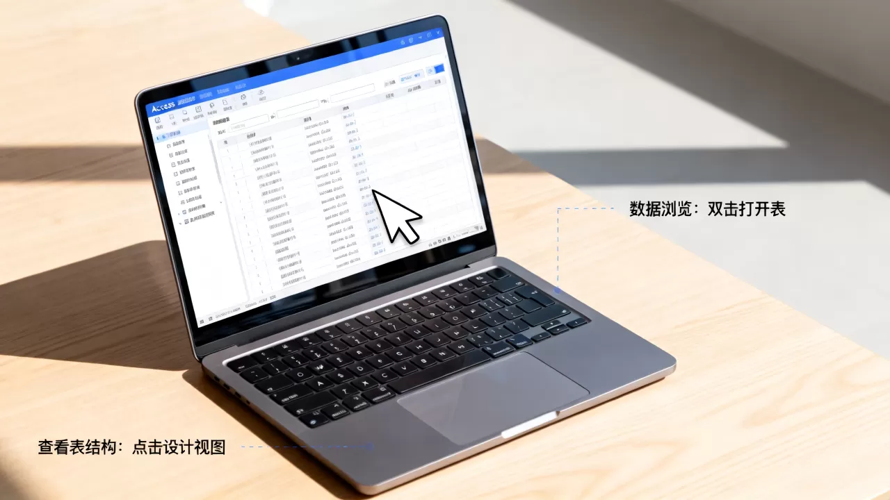 access数据库的表怎么查看？access数据库教程