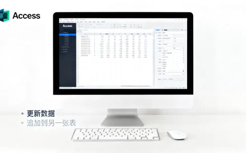access如何更新并追加数据库？access追加数据到另一张表
