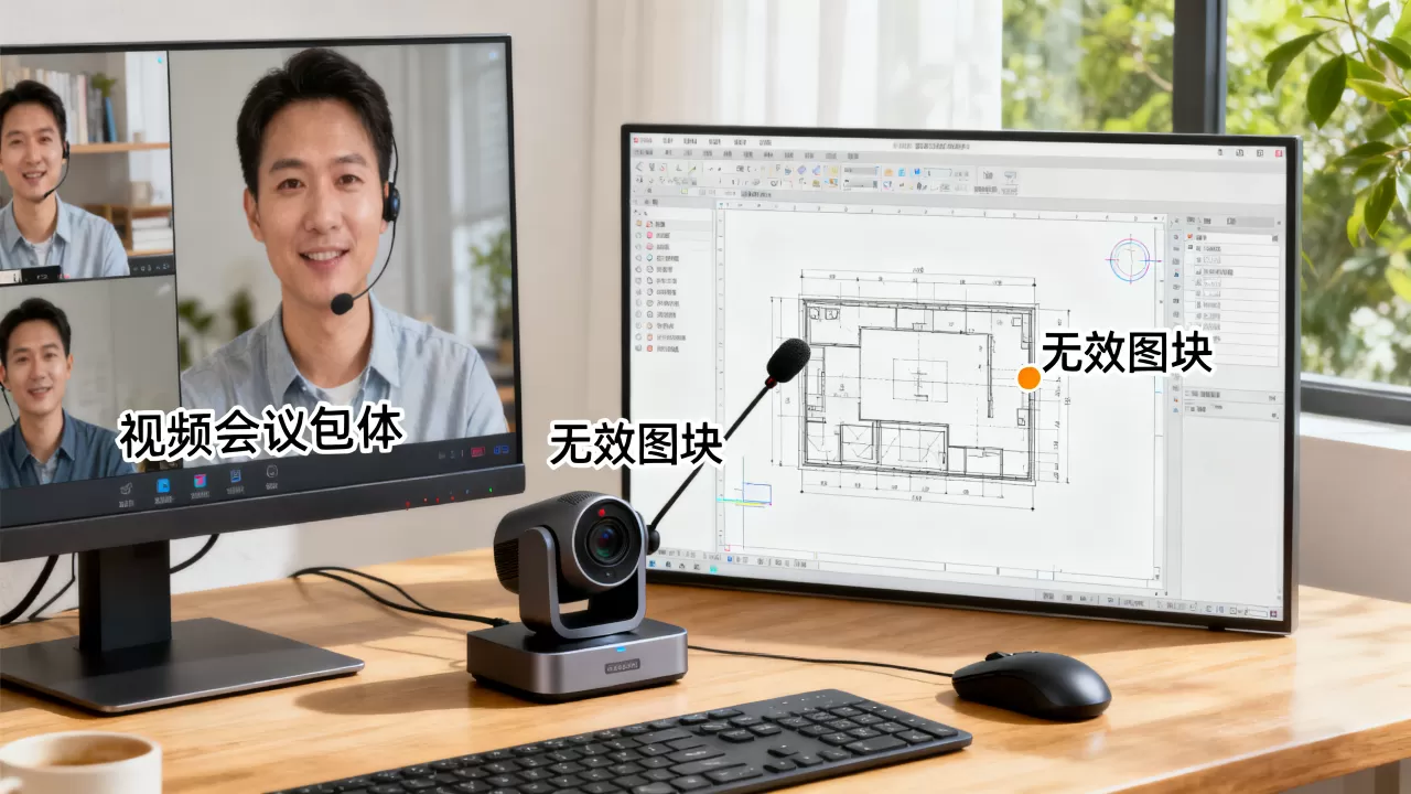 为什么包头视频会议重建不删除包体？如何彻底删除CAD中的无效图块