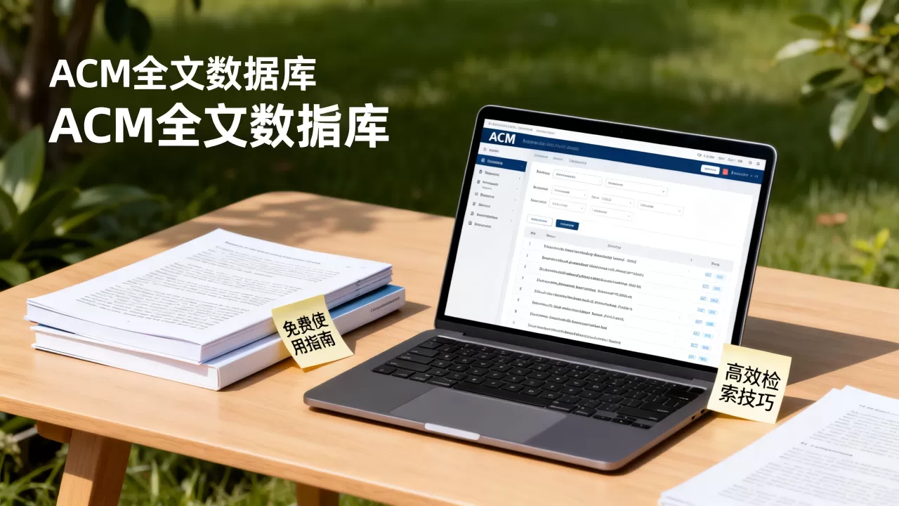 ACM全文数据库怎么免费使用？如何高效检索学术文献