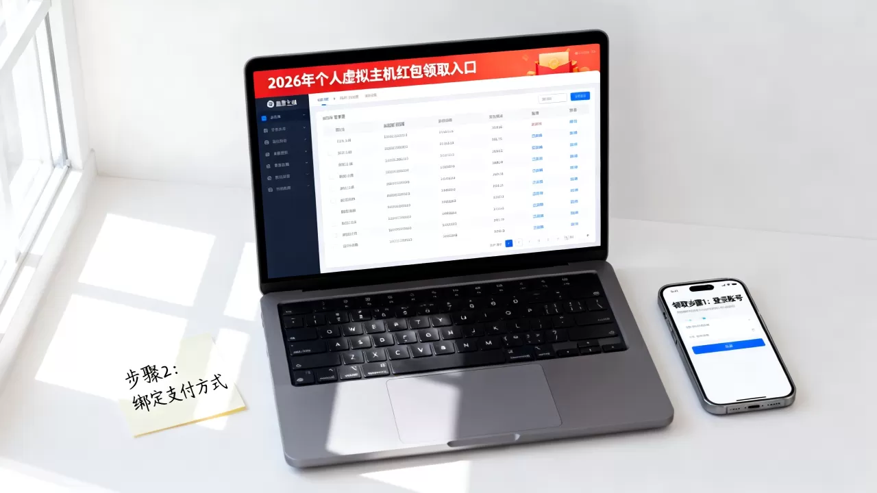个人虚拟主机红包怎么领？2026年最新领取攻略