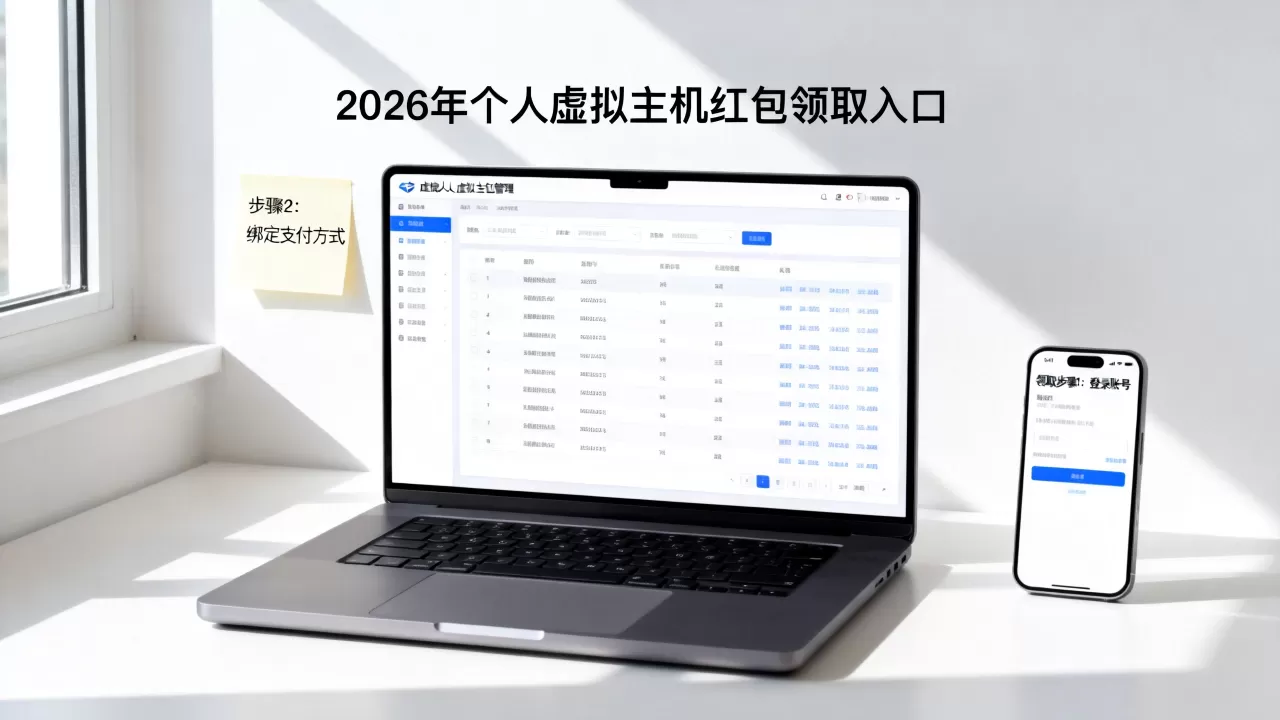 个人虚拟主机红包怎么领？2026年最新领取攻略
