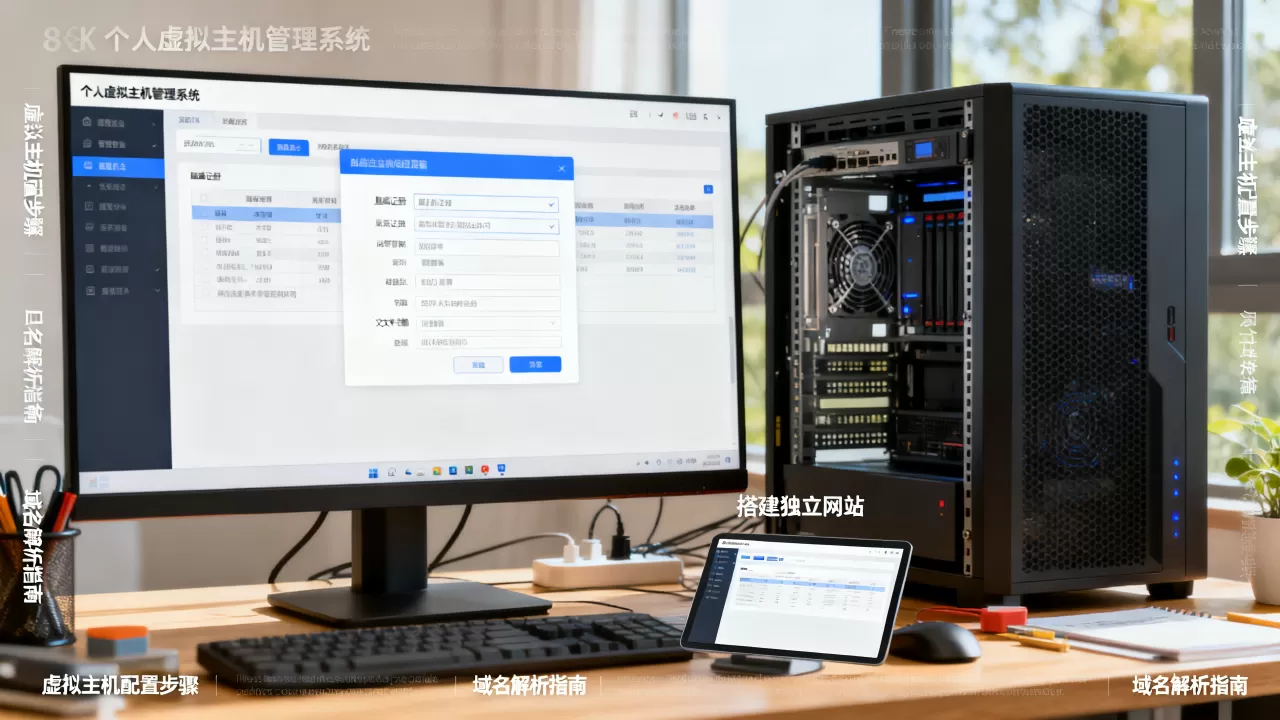 个人虚拟主机管理系统怎么用？如何搭建独立网站