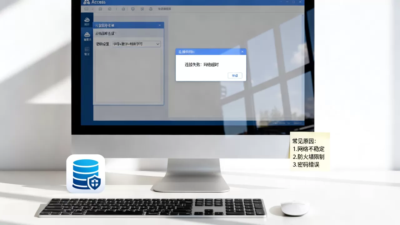 Access连接云数据库密码怎么设置？云数据库连接失败常见原因
