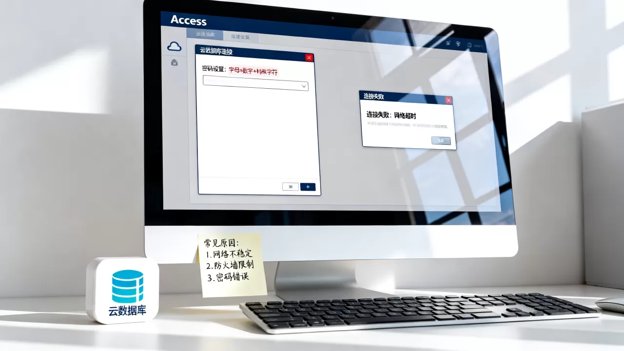 Access连接云数据库密码怎么设置？云数据库连接失败常见原因
