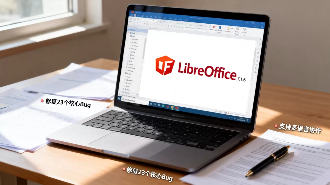 LibreOffice 7.1.6修复了哪些Bug？最新开源办公套件下载
