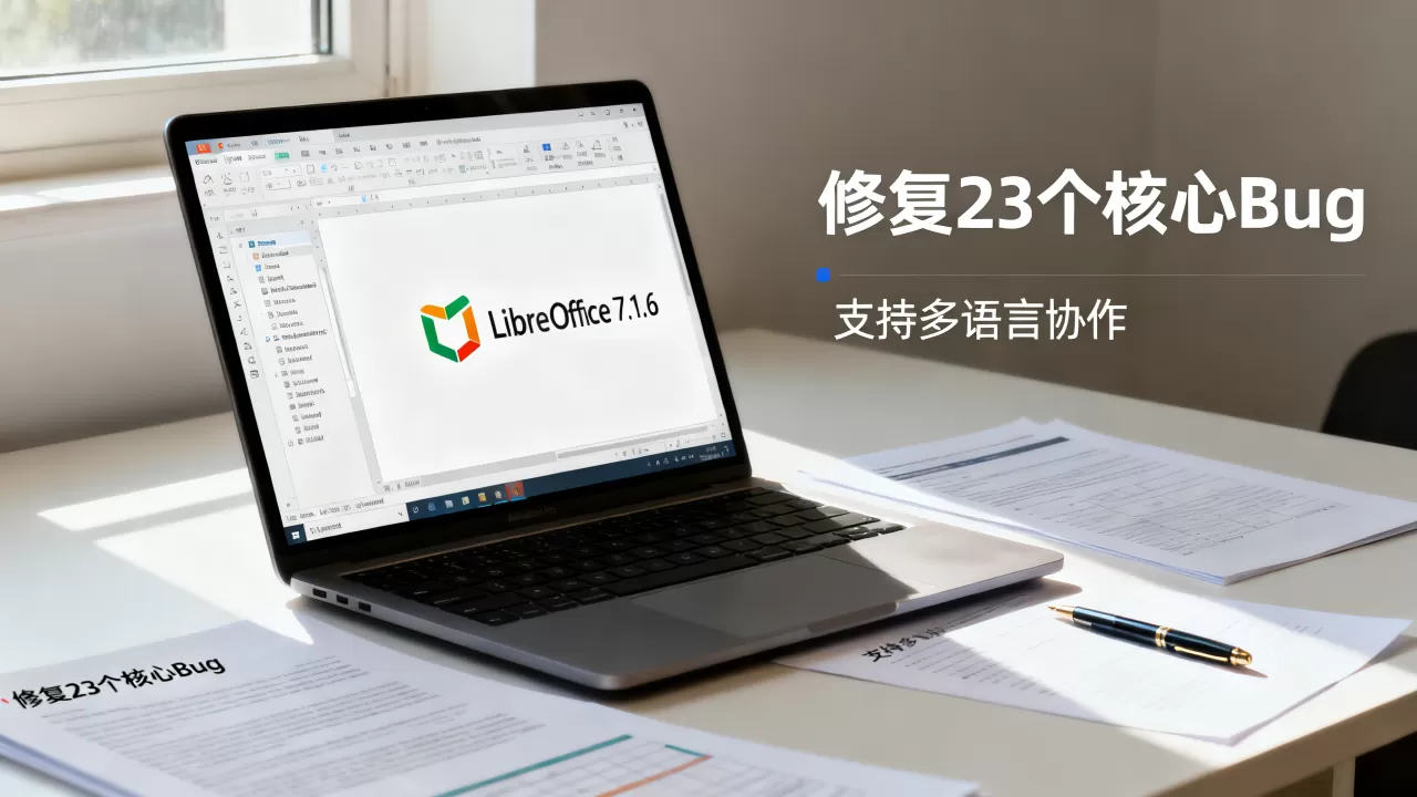 LibreOffice 7.1.6修复了哪些Bug？最新开源办公套件下载