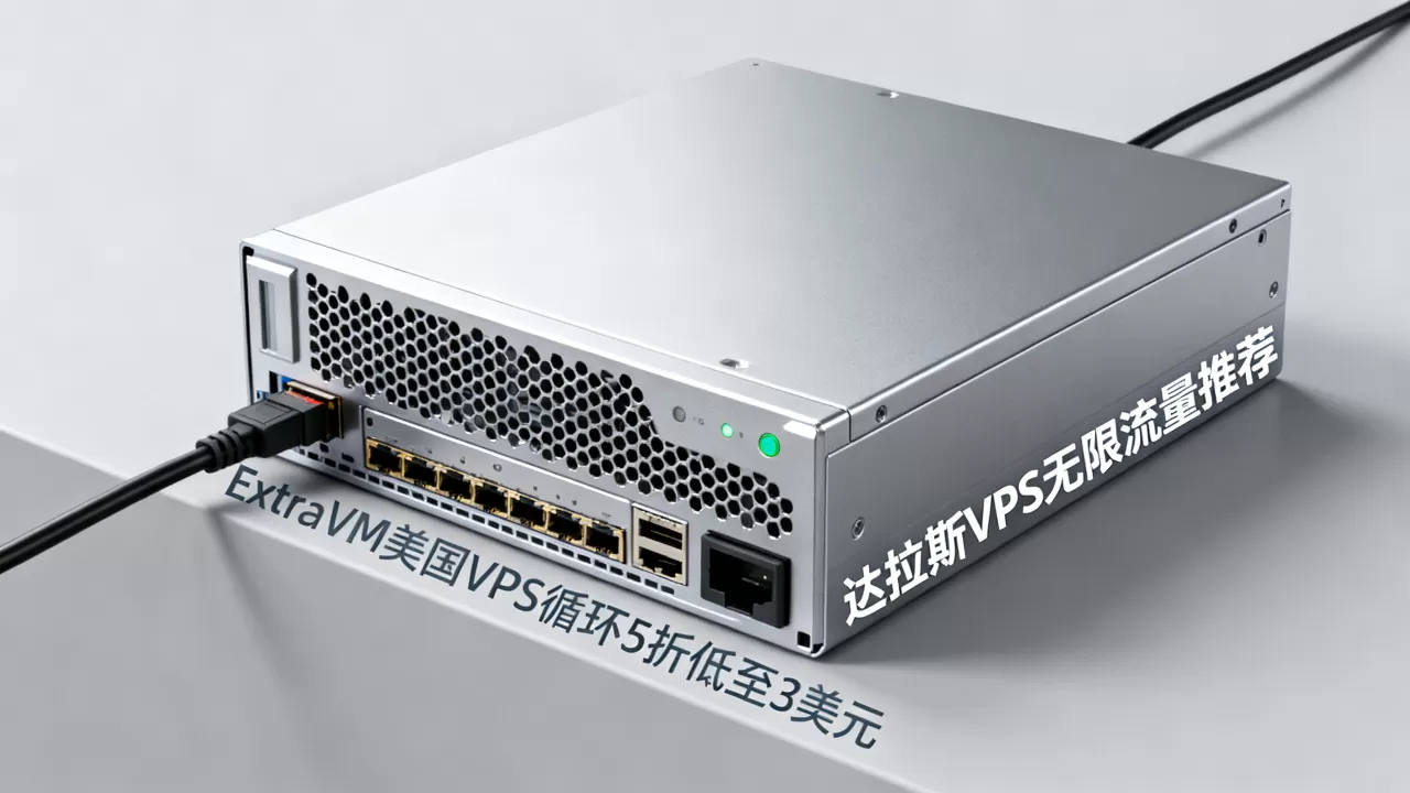 ExtraVM美国VPS循环5折低至3美元,达拉斯VPS无限流量推荐 ExtraVM美国VPS循环5折低至3美元,达拉斯VPS无限流量推荐