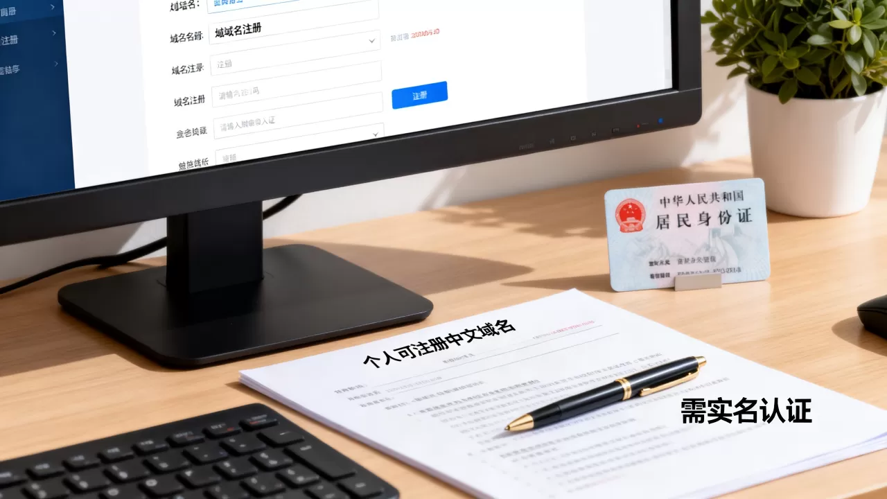 个人能注册中文域名吗，注册中文域名需要什么条件