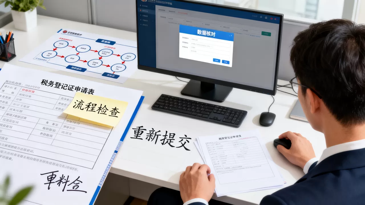 办税务登记证流程出错怎么办？流程元模板发布失败怎么解决