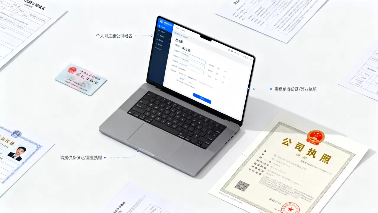 个人能注册公司域名吗，注册域名需要哪些资质