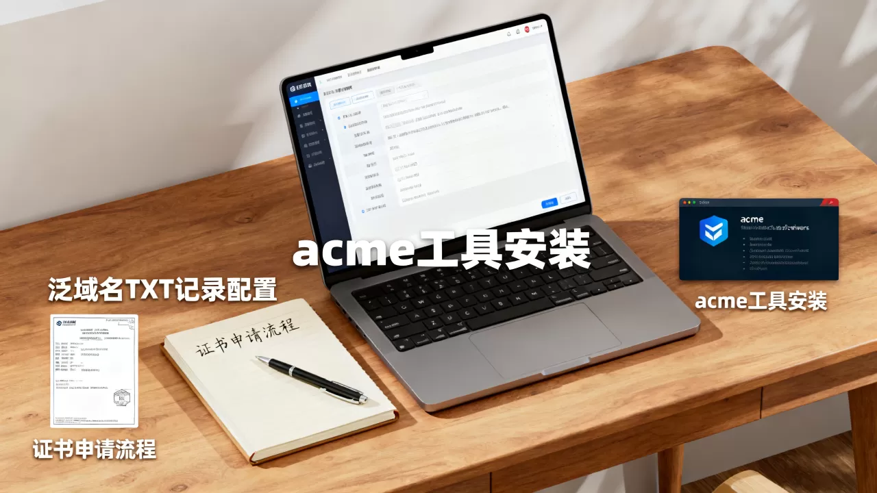 acme泛域名txt怎么配置？acme申请泛域名证书教程