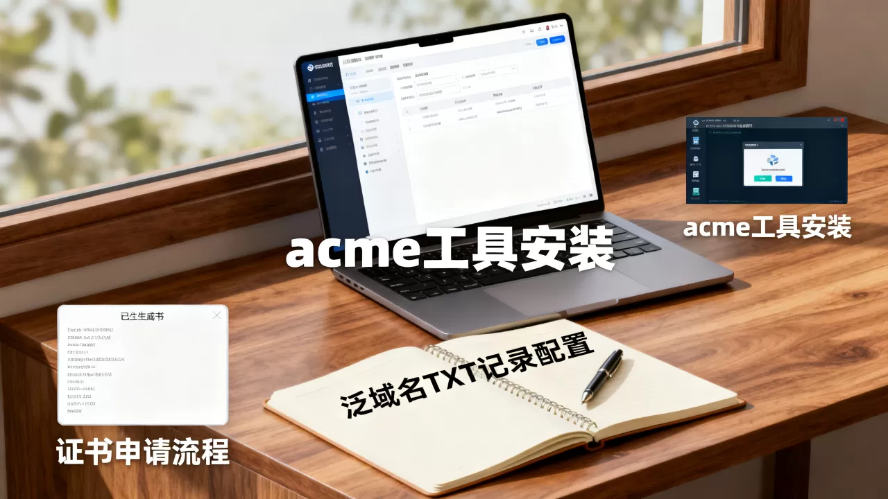 acme泛域名txt怎么配置？acme申请泛域名证书教程