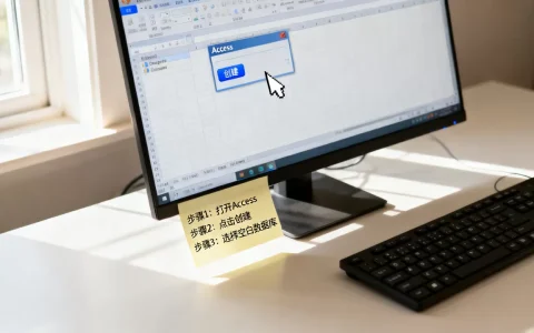 Access怎么创建数据库？access数据库创建详细步骤
