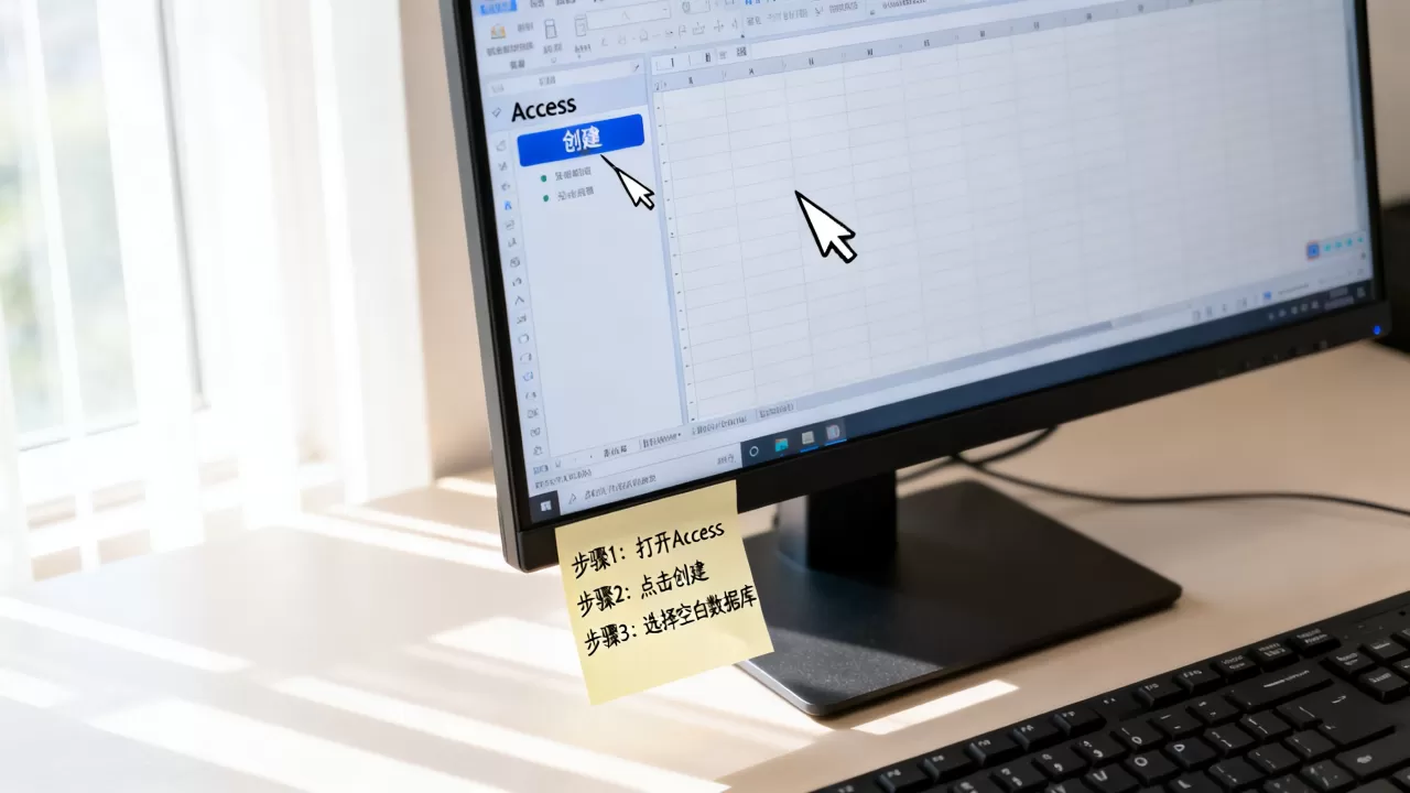 Access怎么创建数据库?access数据库创建详细步骤 Access怎么创建数据库?access数据库创建详细步骤