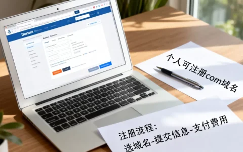 个人能注册com域名吗？如何注册com域名