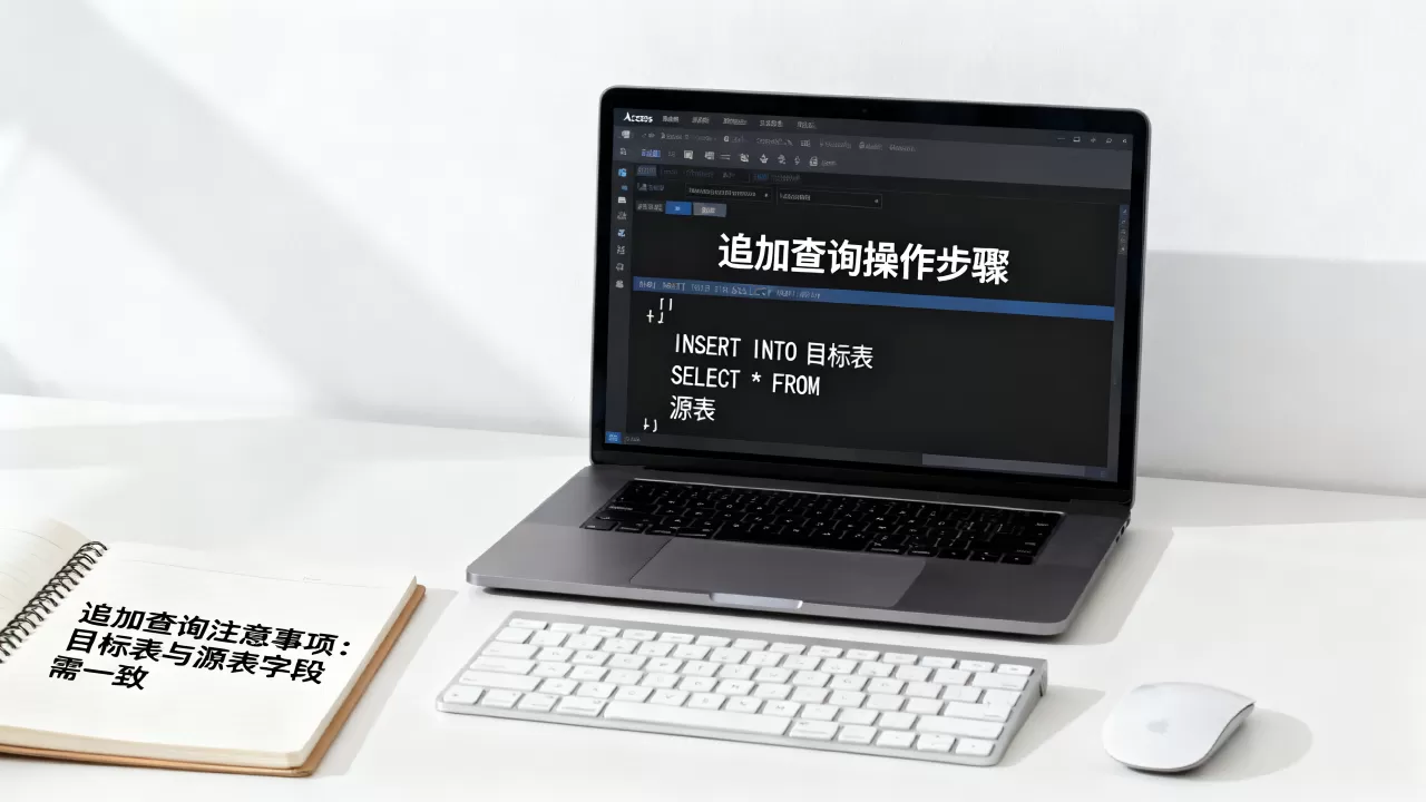 access数据库追加查询怎么操作？access数据库追加查询语句