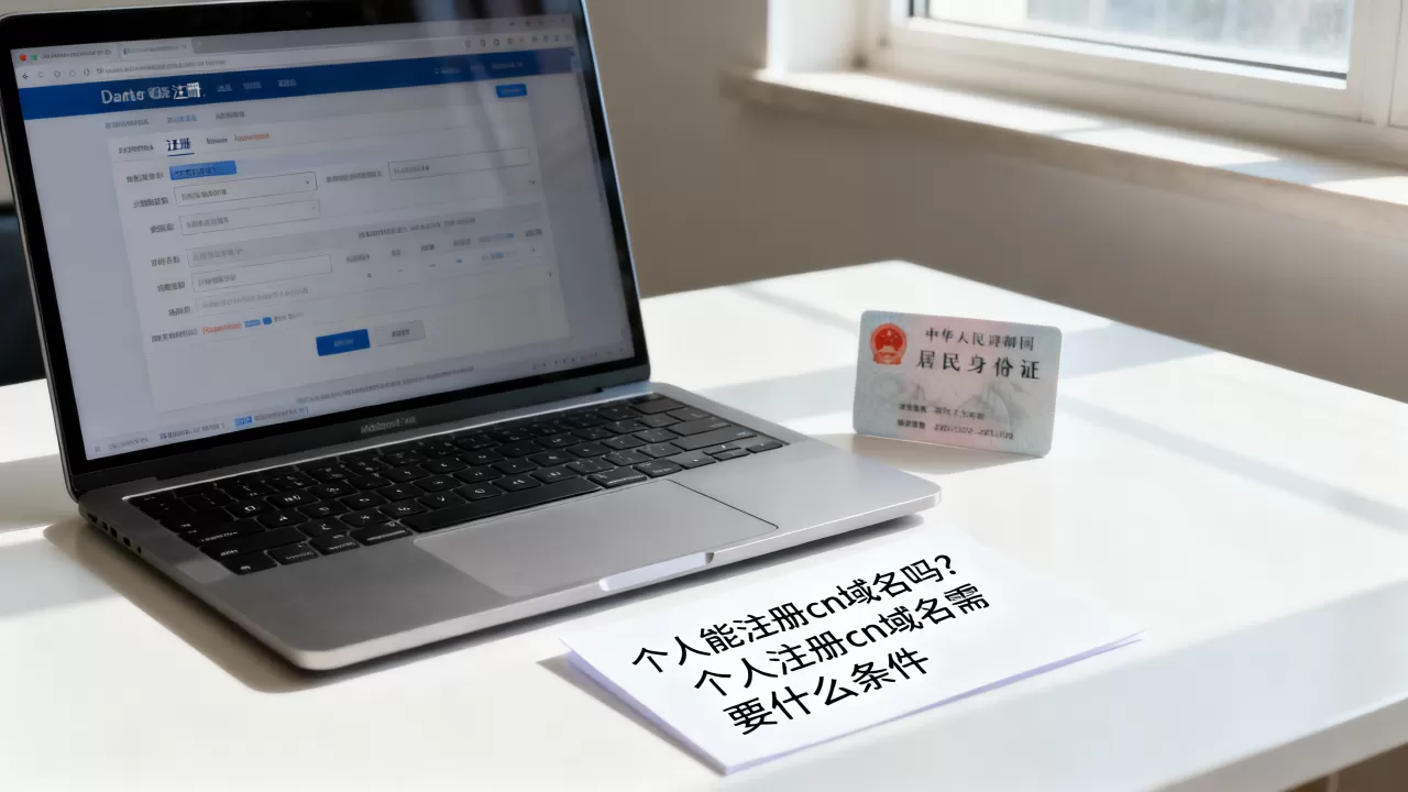 个人能注册cn域名吗？个人注册cn域名需要什么条件