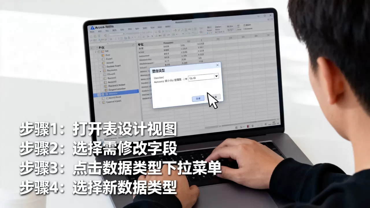 Access数据库表格如何更新数据类型?access数据库修改字段类型 Access数据库表格如何更新数据类型?access数据库修改字段类型