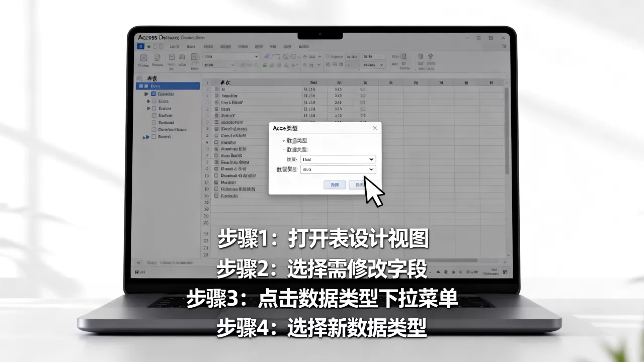 Access数据库表格如何更新数据类型?access数据库修改字段类型 Access数据库表格如何更新数据类型?access数据库修改字段类型