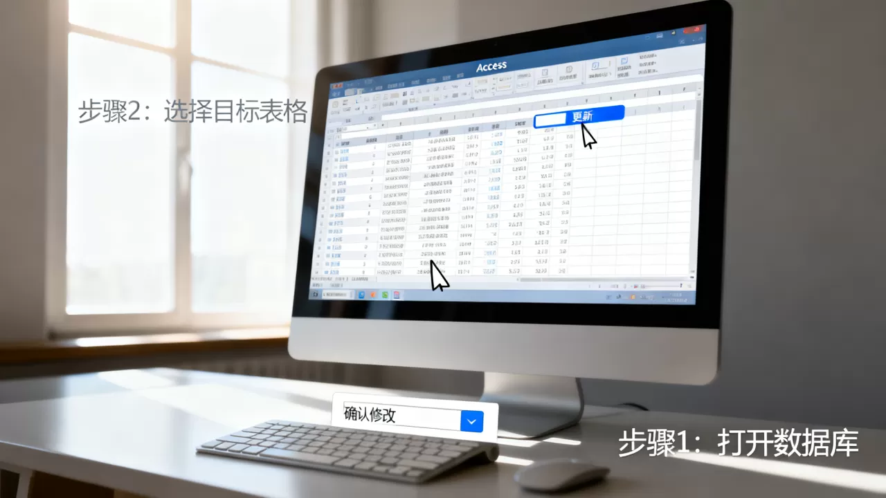 Access数据库表格如何更新？access数据库更新数据教程