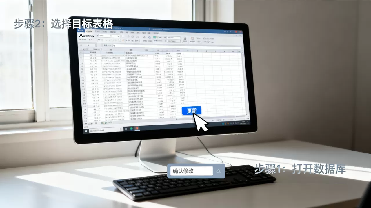 Access数据库表格如何更新？access数据库更新数据教程