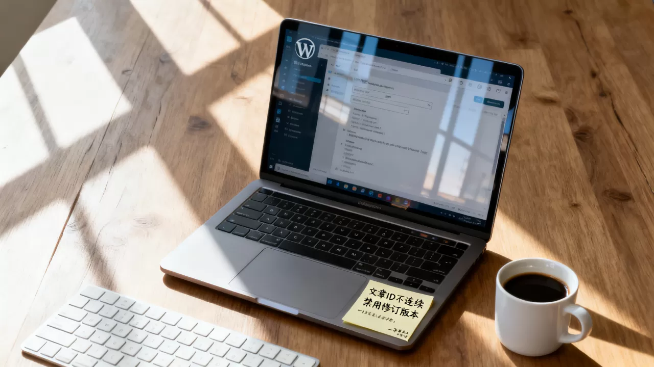 WordPress文章ID不连续怎么办？如何彻底禁用修订版本