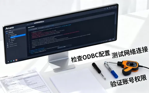 Access数据库连接状态异常怎么办？如何排查数据库连接失败原因