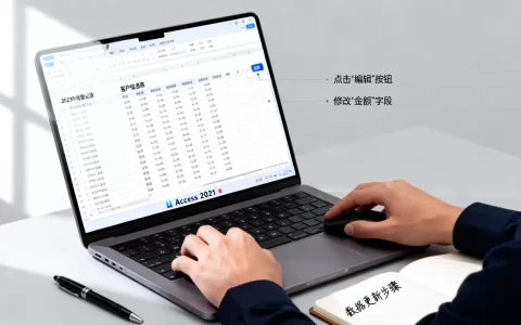 Access数据库表格怎么更新数据？access数据库怎么修改记录