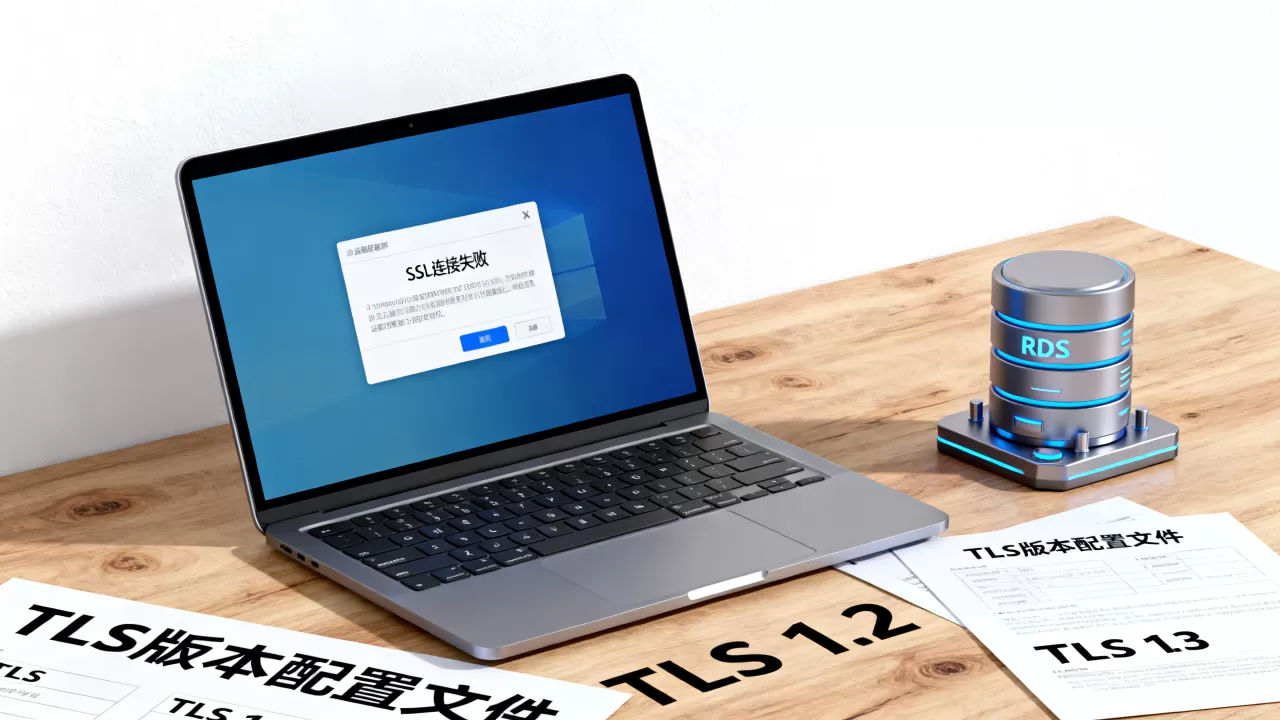 本地客户端与RDS版本不一致导致SSL失败？RDS MySQL TLS版本不兼容怎么解决