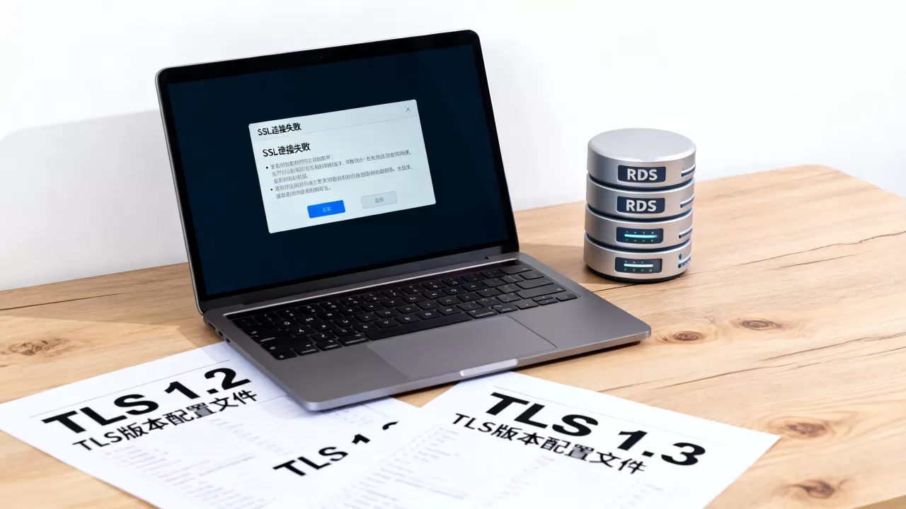 本地客户端与RDS版本不一致导致SSL失败？RDS MySQL TLS版本不兼容怎么解决