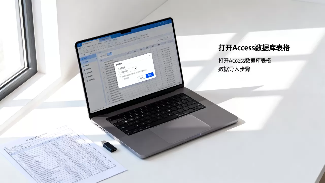 access数据库表格怎么打开？access数据库表格数据导入