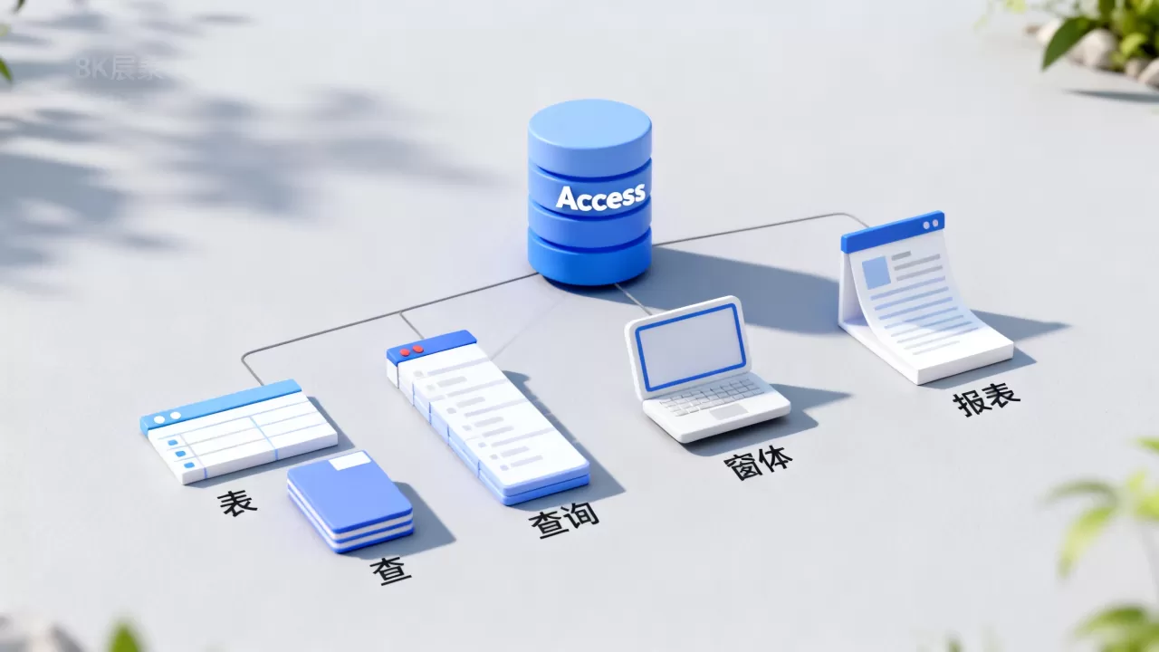 Access数据库对象层次是什么？Access数据库对象模型详解