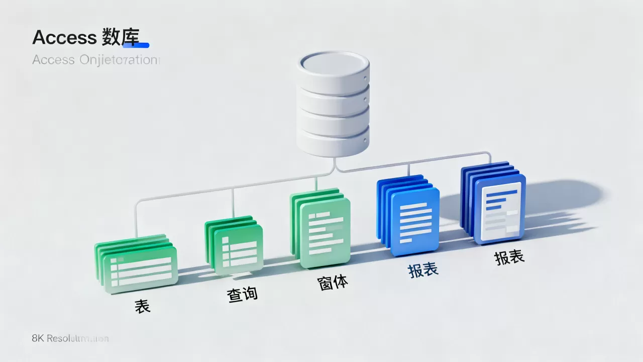 Access数据库对象层次是什么？Access数据库对象模型详解