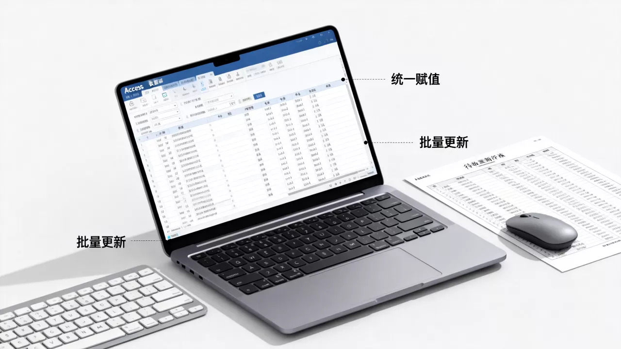Access数据库列如何统一赋值?access数据库批量更新字段 Access数据库列如何统一赋值?access数据库批量更新字段