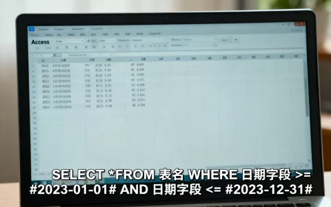 access数据库如何查询日期？access数据库日期查询sql语句