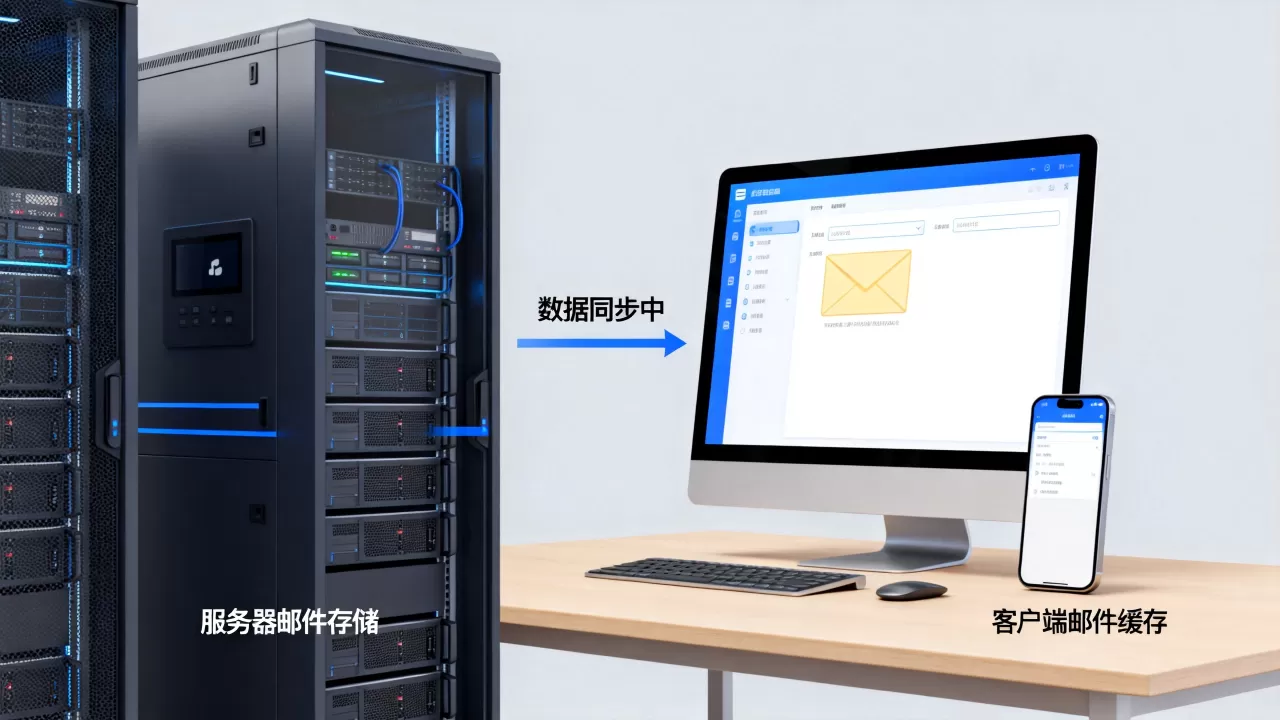 服务器上的邮件与客户端的邮件有什么区别?邮箱数据不同步怎么解决 服务器上的邮件与客户端的邮件有什么区别?邮箱数据不同步怎么解决