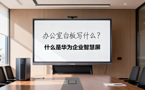 办公室白板写什么？什么是华为企业智慧屏