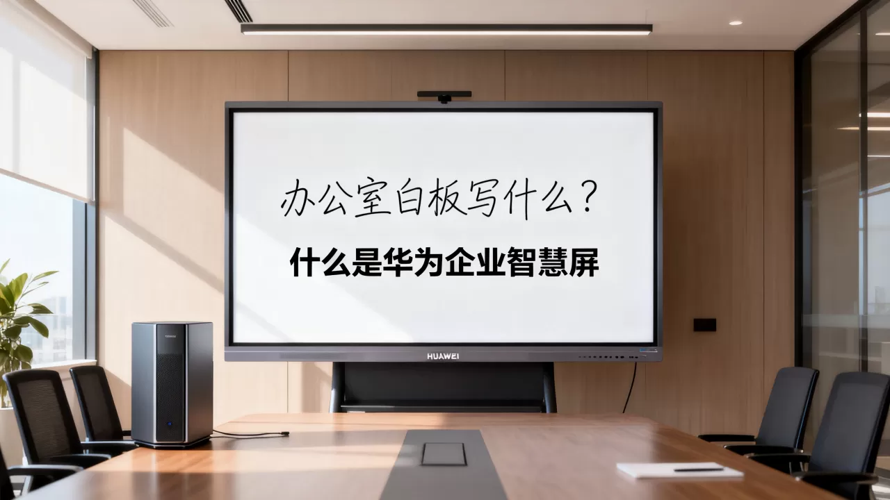 办公室白板写什么？什么是华为企业智慧屏