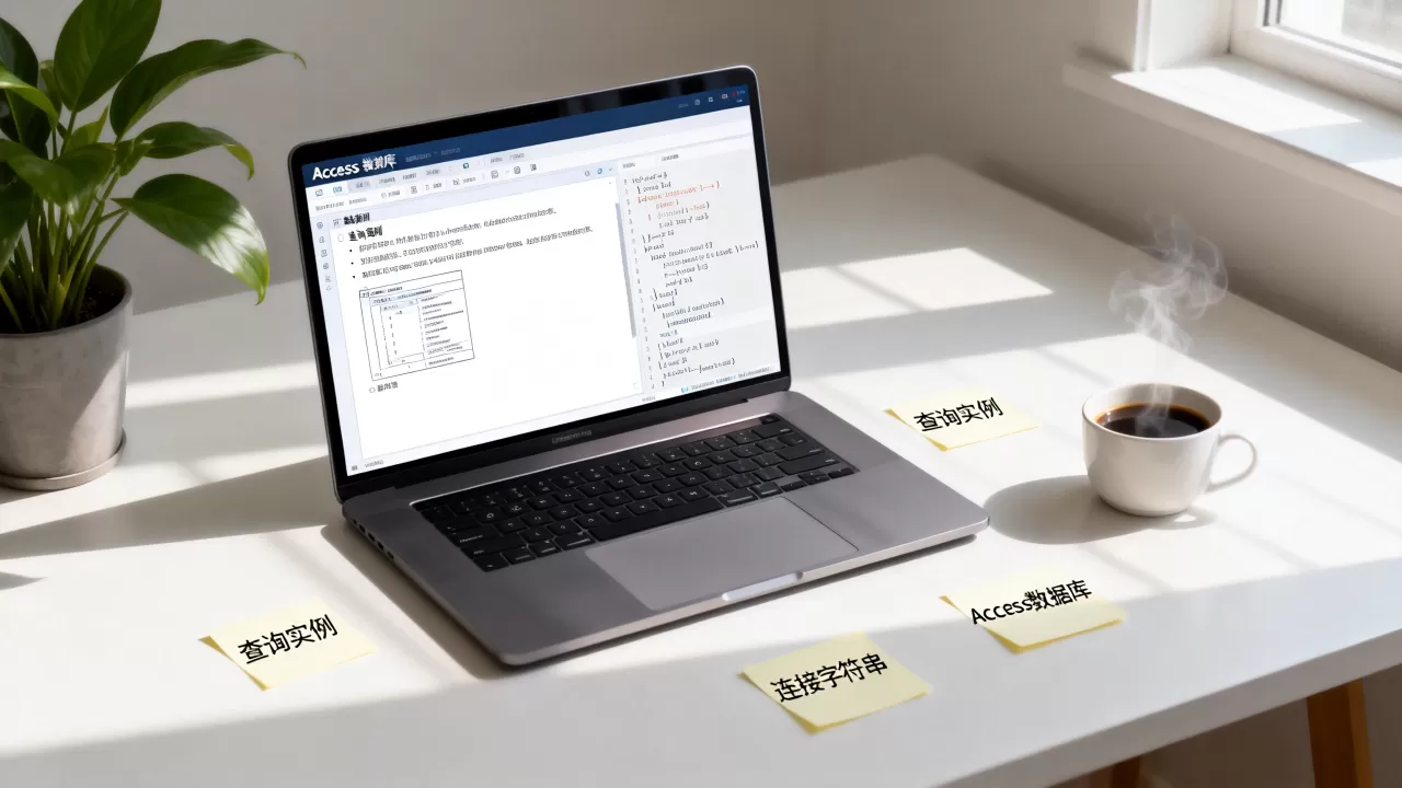 access数据库怎么查询实例？access数据库连接字符串怎么写