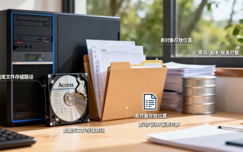 Access数据库对象放在哪？Access数据库对象存放位置