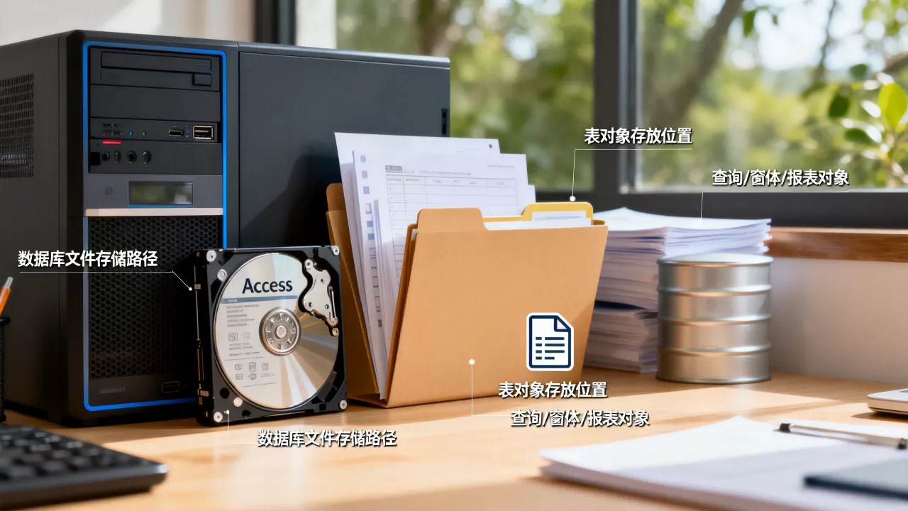 Access数据库对象放在哪?Access数据库对象存放位置 Access数据库对象放在哪?Access数据库对象存放位置