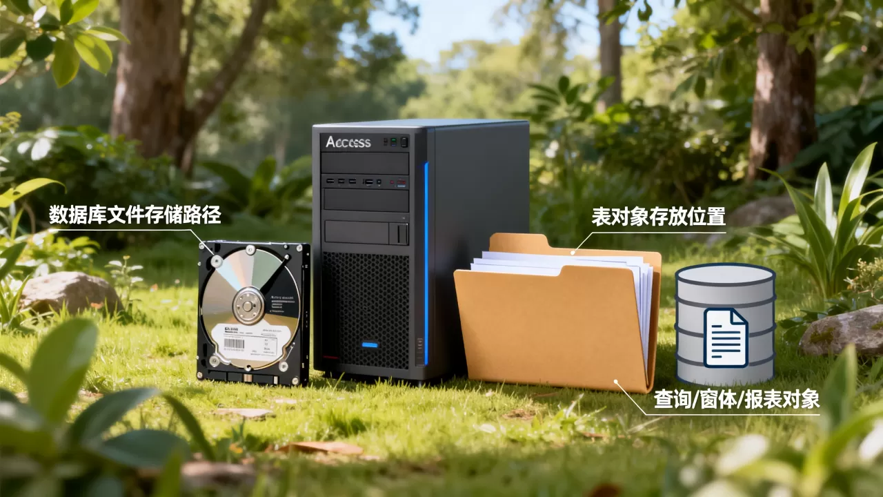 Access数据库对象放在哪?Access数据库对象存放位置 Access数据库对象放在哪?Access数据库对象存放位置